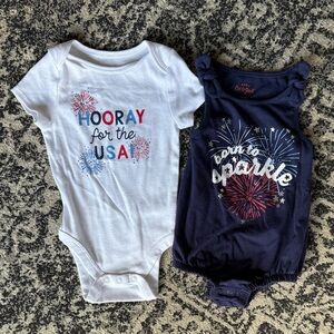 Forth of July 2 piece bundle 6-9 month